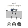 Tripod Büyük Tekli Sehpa | Ev - Bahçe - Piknik - Ofis