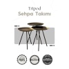 Tripod 3lü Sehpa | Ev - Bahçe - Piknik - Ofis
