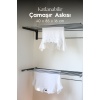 Katlanabilir Çamaşır Askılığı - 40x85x16