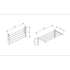 Katlanabilir Çamaşır Askılığı - 40x85x16