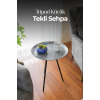 Tripod Küçük Tekli Sehpa | Ev - Bahçe - Piknik - Ofis