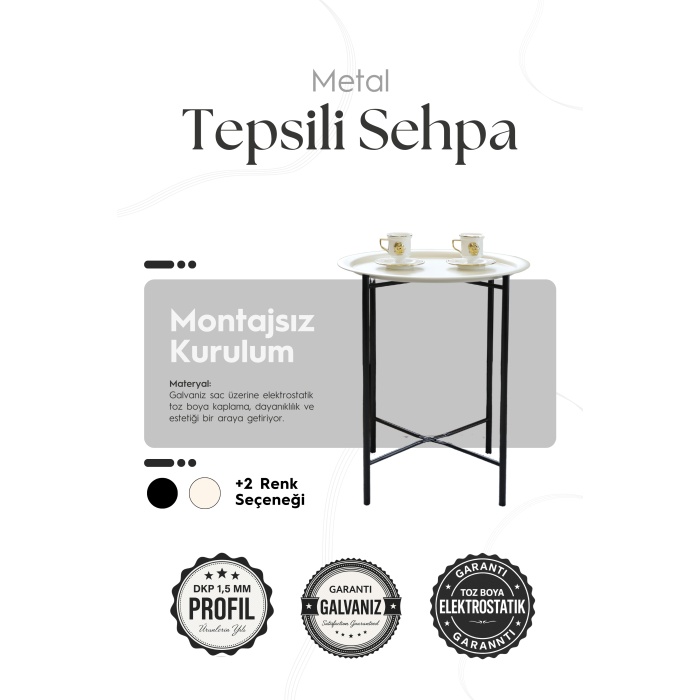 Çok Amaçlı Katlanır Sehpa – Modern Tasarım, Piknik ve Kolçak Kullanımı
