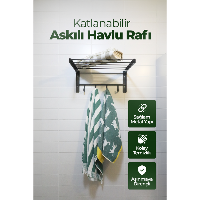 Katlanabilir Banyo Askılığı