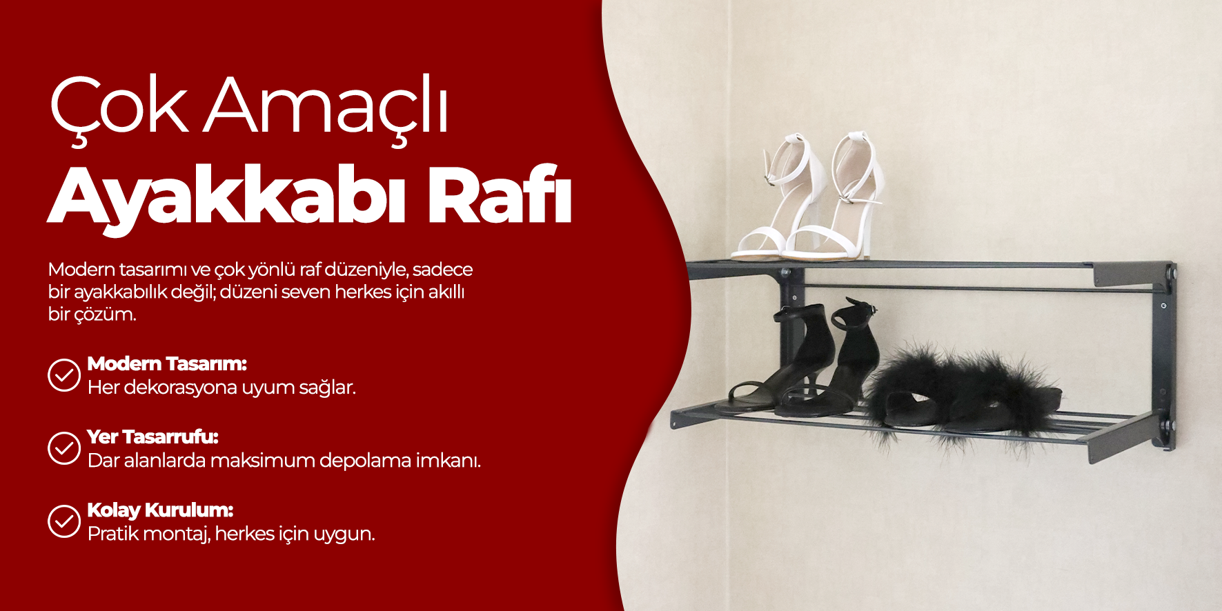 Çok Amaçlı Ayakkabı Rafı