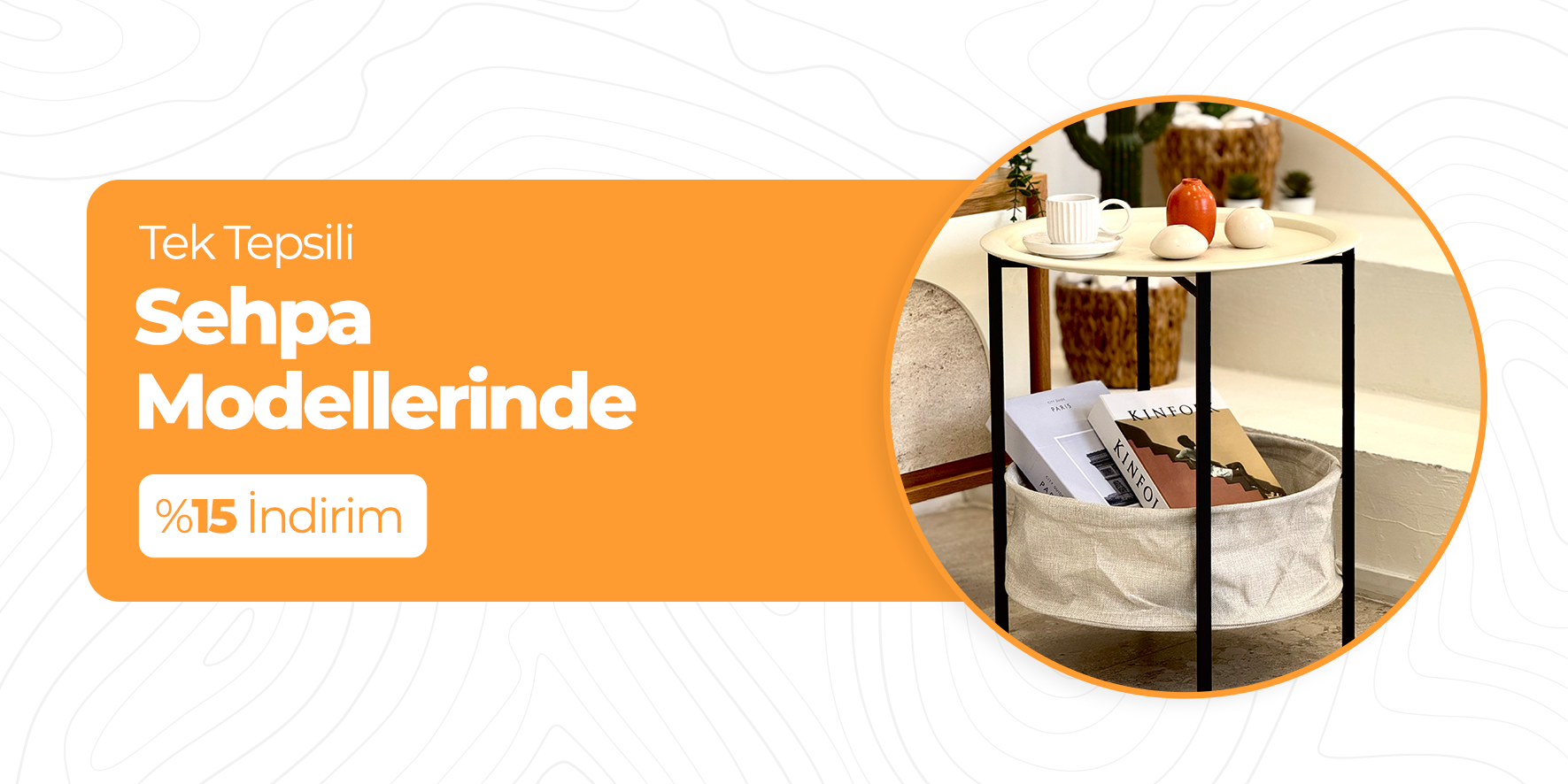 Tek Tepsili Sehpa modelleri