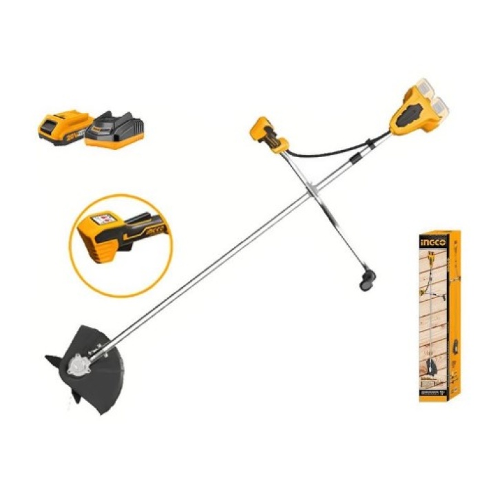 İNGCO CSTLI20018 Lİ-ON TIRPAN MAKİNESİ KÖMÜRSÜZ 2X20V