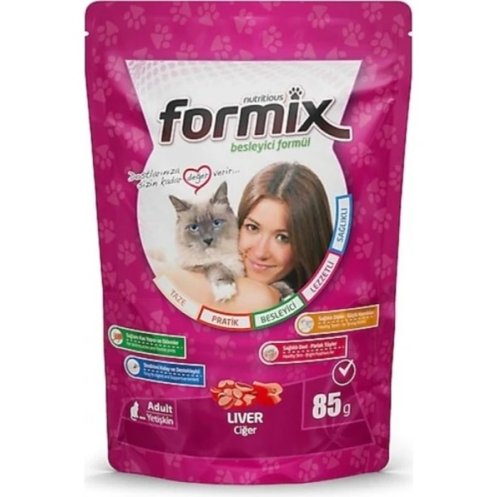 FORMİX CİĞERLİ JÖLELİ YETİŞKİN KEDİ 85GR