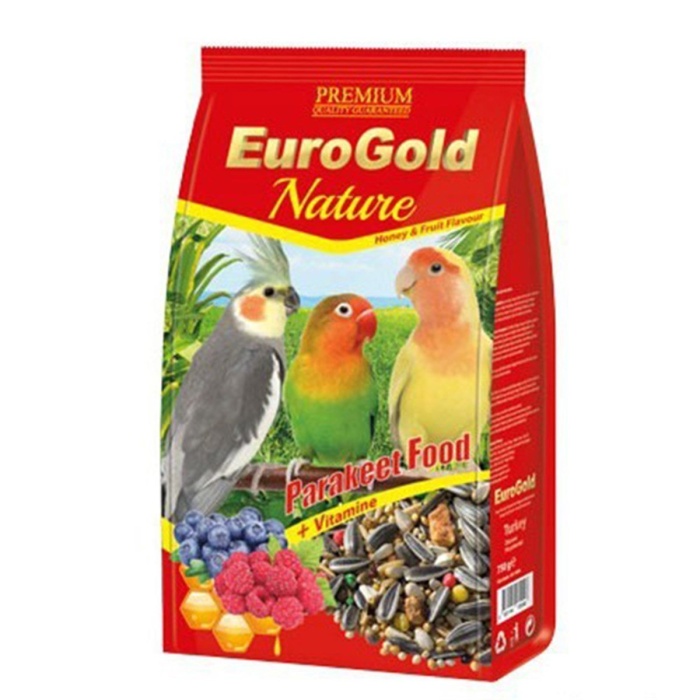 EUROGOLD NATUREL PARAKET YEMİ 750GR