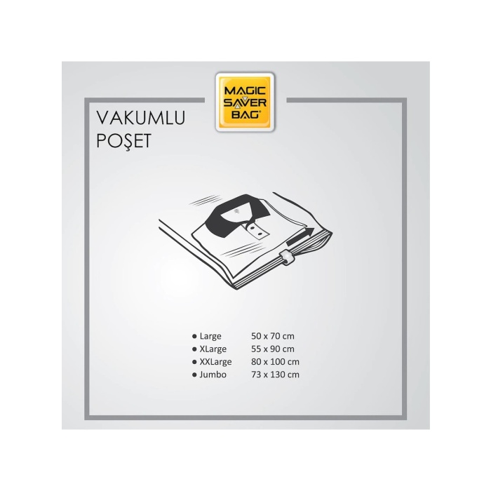 MAGIC SAVER VAKUMLU POŞET 100X130