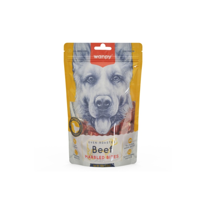 Oven Roasted Gerçek Biftek Dilim Yumuşak Köpek Ödülü 100 Gr