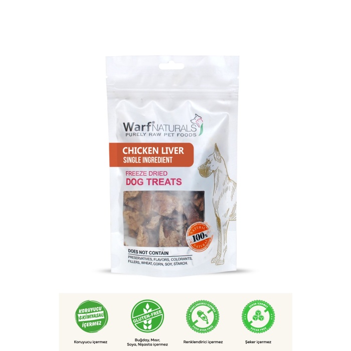 Freeze Dried Köpek Ödül Maması - Tavuk Ciğer