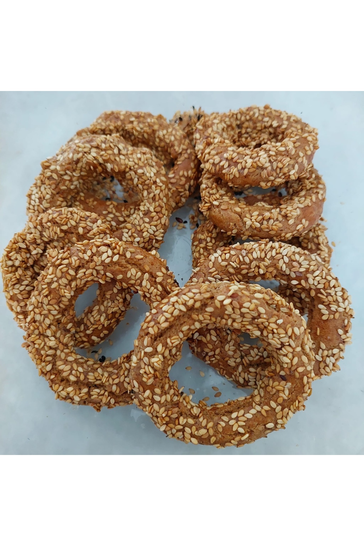 Siyez Unlu Tuzlu Mini Simit Kurabiye