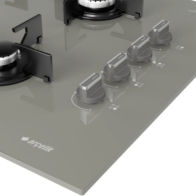 ARÇELİK OCD T 651 EG Fibona Serisi Gazlı Cam Tablalı Ocak