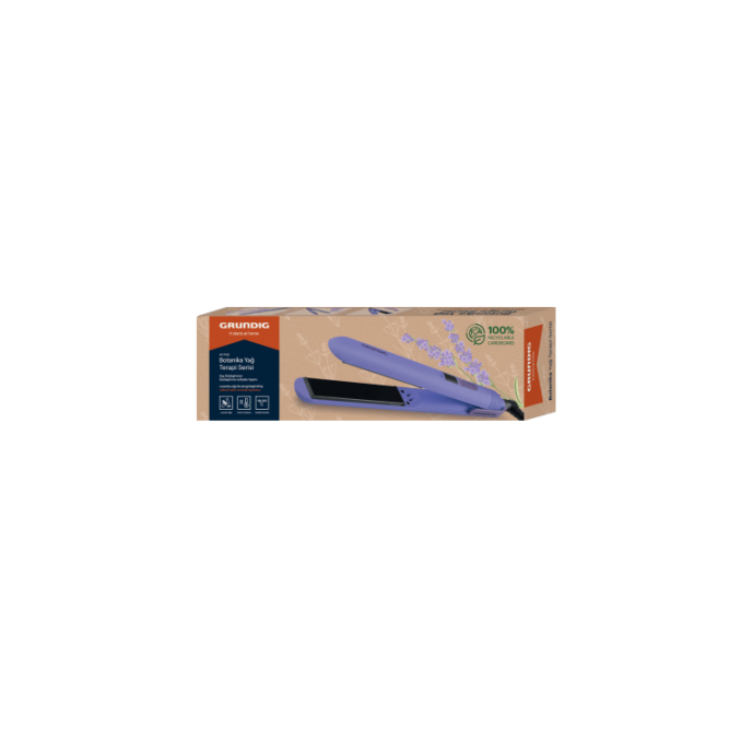 GRUNDIG GRUNDIG HS 7032 Botanika Lavanta Yağ Terapisi Saç Düzleştirici