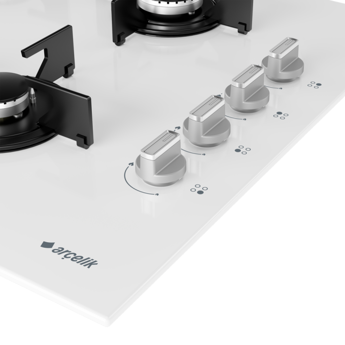 ARÇELİK OCD T 601-1 EB Gazlı Cam Tablalı Ocak