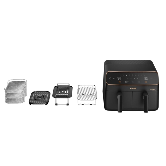 ARÇELİK FR 9284 Arçelik Gurme DuoFry™ Az Yağlı Fritöz