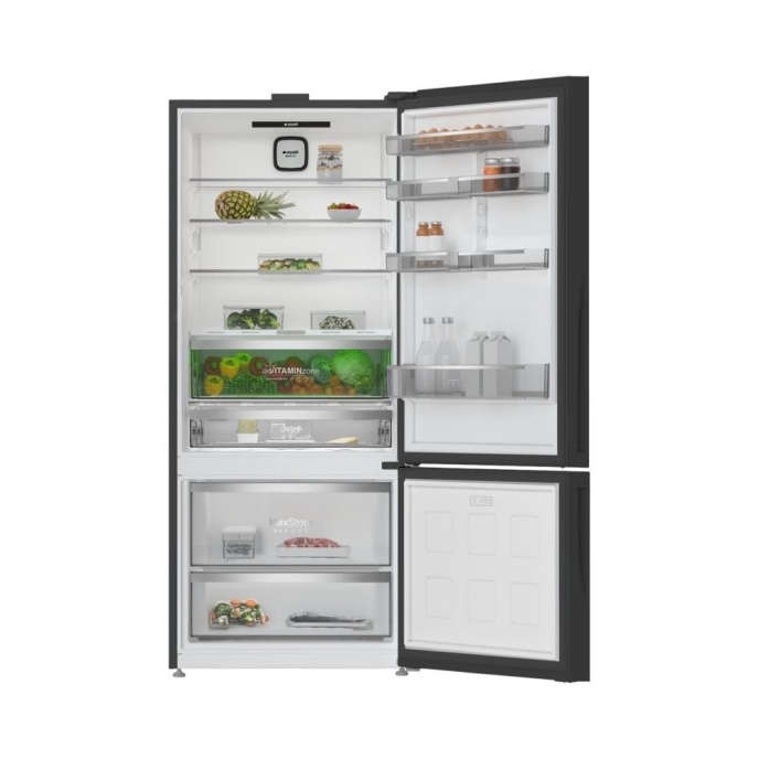 ARÇELİK 278551 ESC Siyah Cam Alttan Donduruculu Buzdolabı