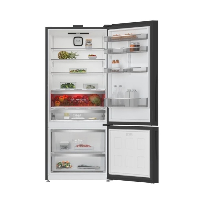 ARÇELİK 278551 ESC Siyah Cam Alttan Donduruculu Buzdolabı