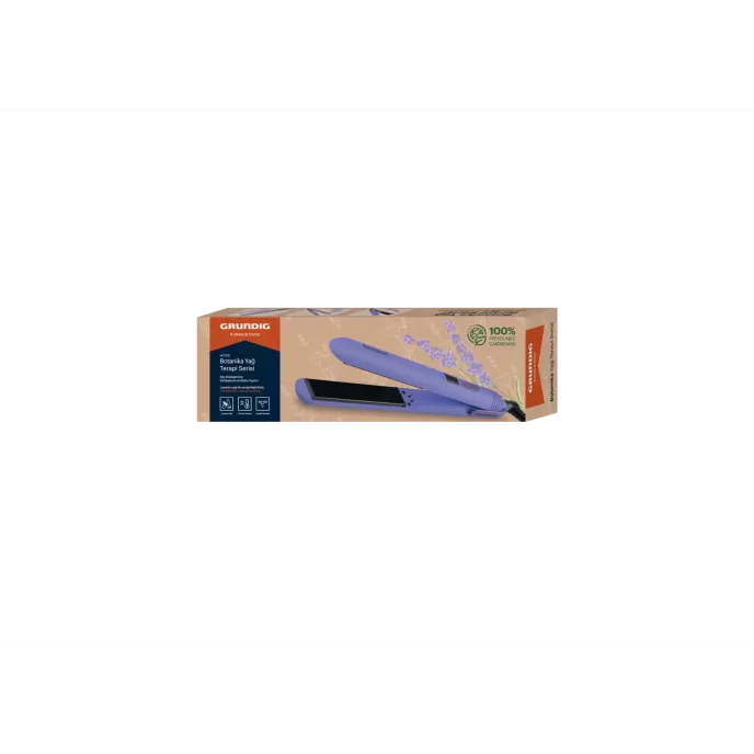 GRUNDIG GRUNDIG HS 7032 Botanika Lavanta Yağ Terapisi Saç Düzleştirici