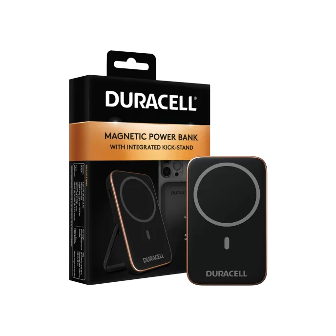 Duracell DURACELL 5000 PBANK MAGSAFE 12W BLACK Powerbank