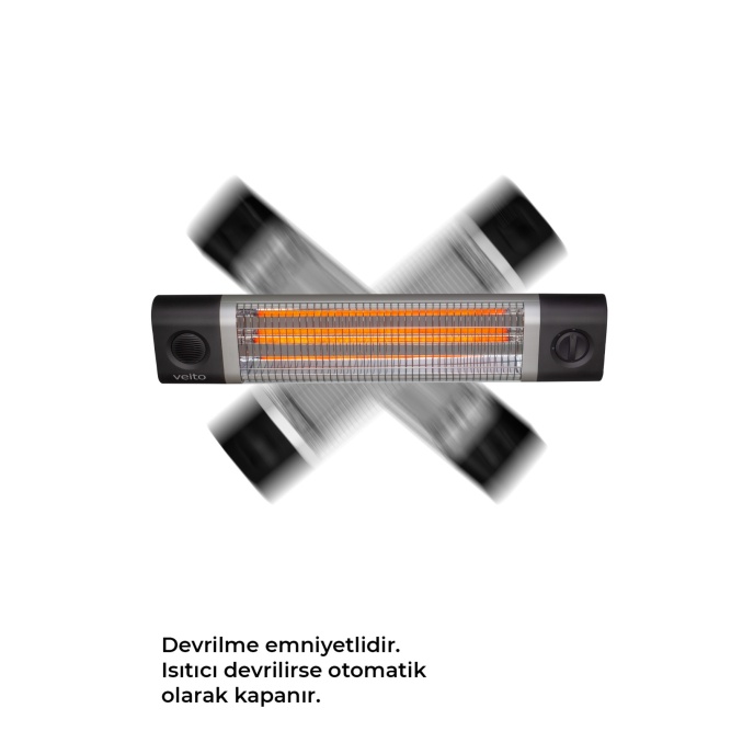 CH2500 TW BioCarbon Infrared Isıtıcı 2500 W – Duvar Tipi (Termostatlı)