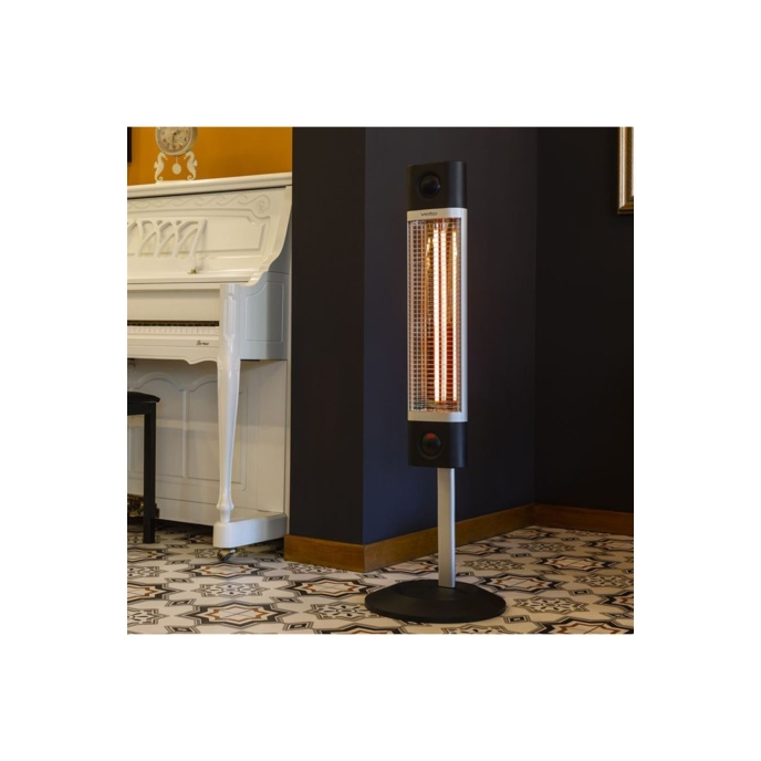 Veito Uzaktan Kumandalı Infrared Isıtıcı Ch1800re Siyah Elektrikli Soba Kış Sıcak Mevsimsel