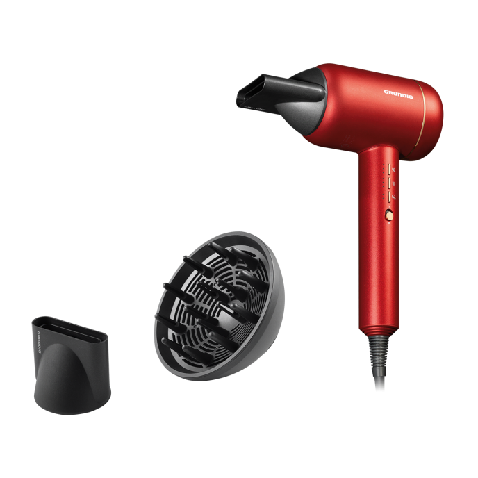 GRUNDIG HD 9980 IONICA RED Saç Kurutma Makinesi