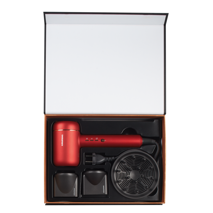 GRUNDIG HD 9980 IONICA RED Saç Kurutma Makinesi