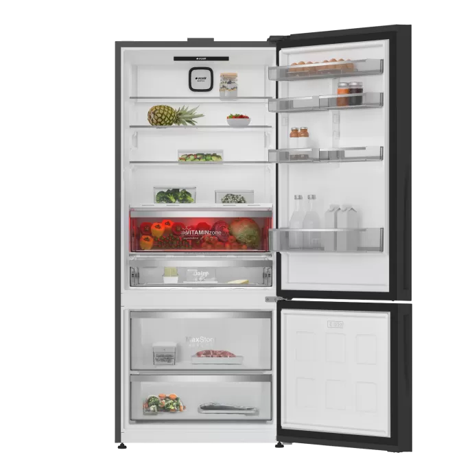 ARÇELİK 278551 ESC Siyah Cam Alttan Donduruculu Buzdolabı