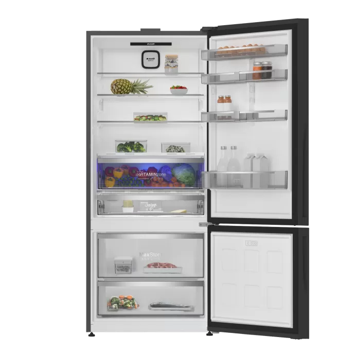 ARÇELİK 278551 ESC Siyah Cam Alttan Donduruculu Buzdolabı