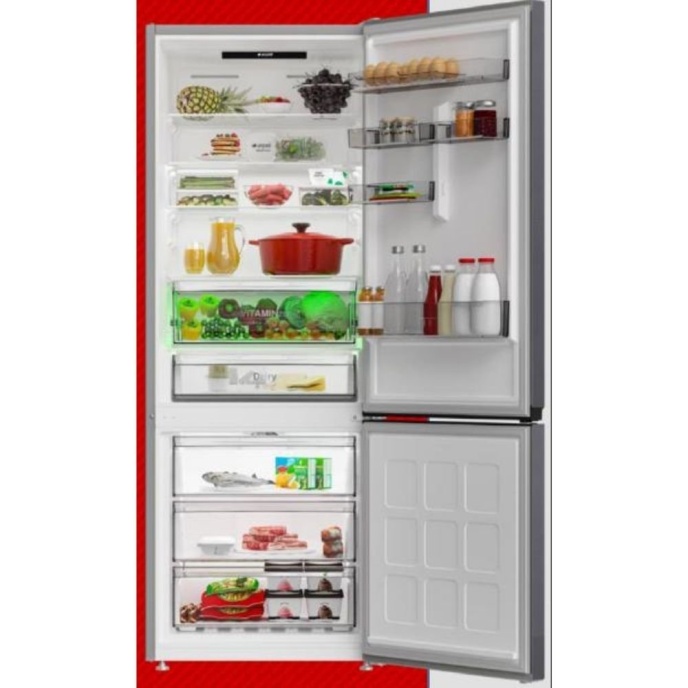 Arçelik Revizyonlu 270490 EI Kombi Inox No Frost Buzdolabı