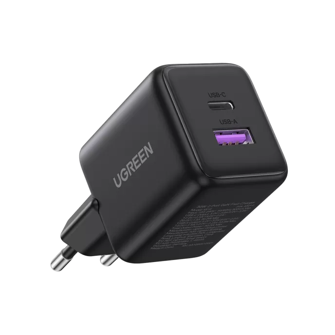 UGREEN UGREEN 30W 2 Portlu Hızlı Şarj Cihzı Syh Cep Telefonu Aksesuar