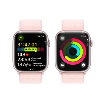 APPLE Apple Watch S9  41mm Pembe SL Akıllı Saat
