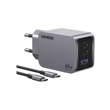 UGREEN UGREEN Nexode Pro 65W adaptör+100W kablo Cep Telefonu Aksesuar
