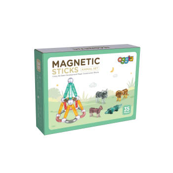 Magnetic Sticks 35 Parçalı Premium Manyetik Çubuklar, Bloklar Seti | Steam, Eğitici Bloklar