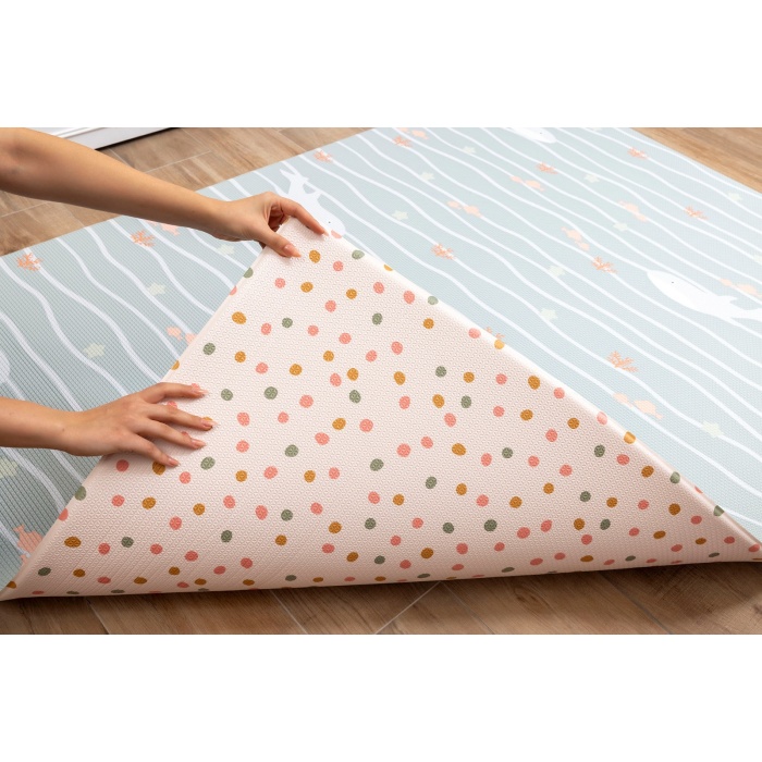 Ocean Diamond Premium Bebek Oyun Matı / Halısı – 140x230 cm | 12 mm Kalınlık | Çift Taraflı | Isı ve Darbe Yalıtımlı
