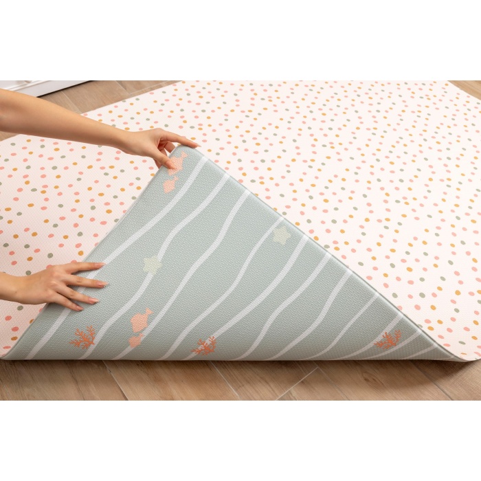 Ocean Diamond Premium Bebek Oyun Matı / Halısı – 140x230 cm | 12 mm Kalınlık | Çift Taraflı | Isı ve Darbe Yalıtımlı
