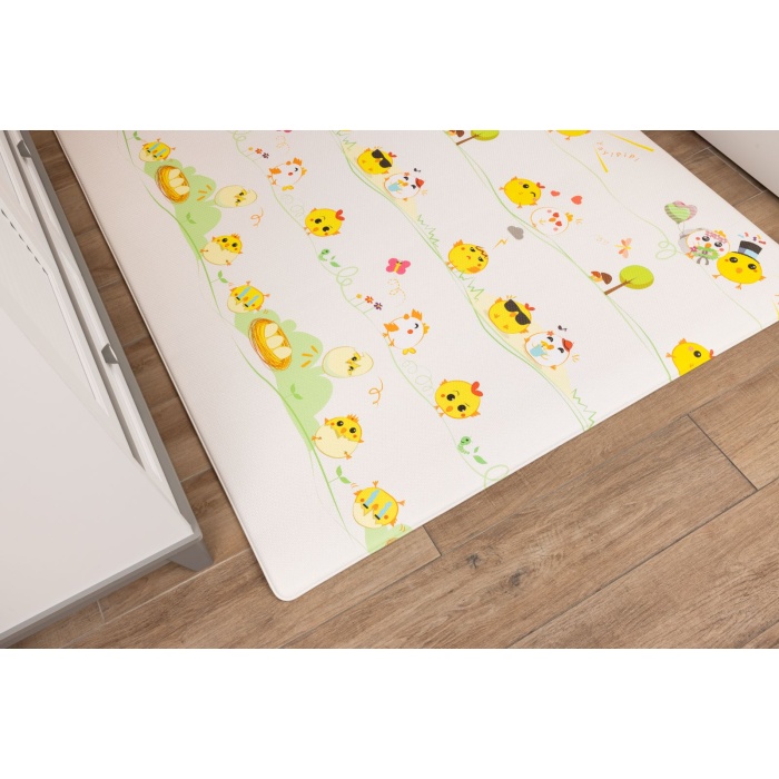 Tiny Hens Diamond Premium Bebek Oyun Matı / Halısı – 140x230 cm | 15 mm Kalınlık | Çift Taraflı | Isı ve Darbe Yalıtımlı