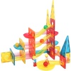 Magnetic Tiles 200 Parça Premium Manyetik Oyuncak/Bloklar Seti (Top+Araba) | Steam, Eğitici Bloklar