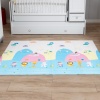 Animal Park Premium Katlamalı Bebek Oyun Matı / Halısı – 130x190 cm | 12 mm Kalınlık | Çift Taraflı, Taşınabilir, Isı ve Darbe Yalıtımlı