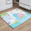 Animal Park Premium Katlamalı Bebek Oyun Matı / Halısı – 130x190 cm | 12 mm Kalınlık | Çift Taraflı, Taşınabilir, Isı ve Darbe Yalıtımlı