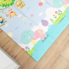 Animal Park Premium Katlamalı Bebek Oyun Matı / Halısı – 130x190 cm | 12 mm Kalınlık | Çift Taraflı, Taşınabilir, Isı ve Darbe Yalıtımlı