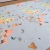 World Map Premium Bebek Oyun Matı / Halısı – 130x185 cm | 10 mm Kalınlık | Isı ve Darbe Yalıtımlı, Çift Taraflı