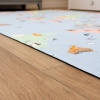 World Map Premium Bebek Oyun Matı / Halısı – 140x195 cm | 12 mm Kalınlık | Isı ve Darbe Yalıtımlı, Çift Taraflı