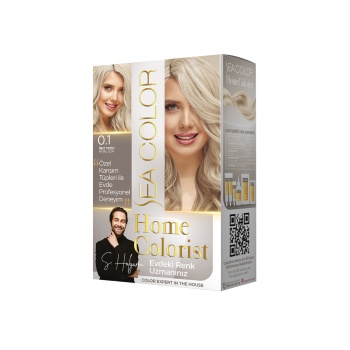 2 Tüp Home Colorist 0.1 İnci Tozu Premium Saç Boyası Evde Profesyonel Sonuç