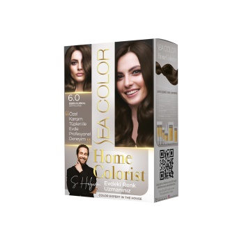 2 Tüp Home Colorist 6.0 Derin Kumral Premium Saç Boyası Evde Profesyonel Sonuç