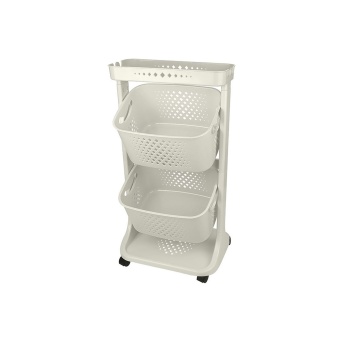 Kat Kat Sepet Sebzelik Organizer Tekerlekli Mutfak Sepeti