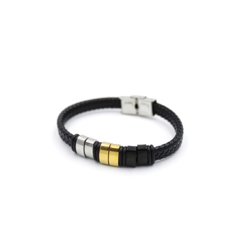 Deri Erkek Bileklik - ÇOK RENKLİ