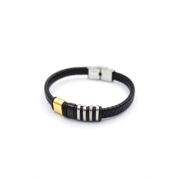 Deri Erkek Bileklik - ÇOK RENKLİ