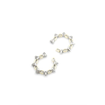 2li Kıkırdak Küpe - Altın